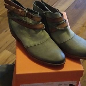 Miz Mooz Gray Booties